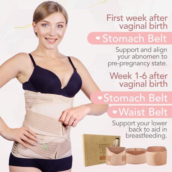 3 In 1 Postpartum Support Belt in Classic Ivory – Fawn & Doe Baby Co.