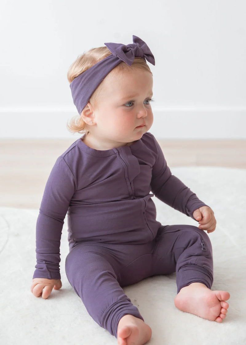 Romper, Convertible Zipper - Elderberry