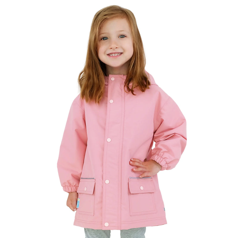 Jacket, Fleece Lined, Cozy-dry Rain Dusty Pink 1T