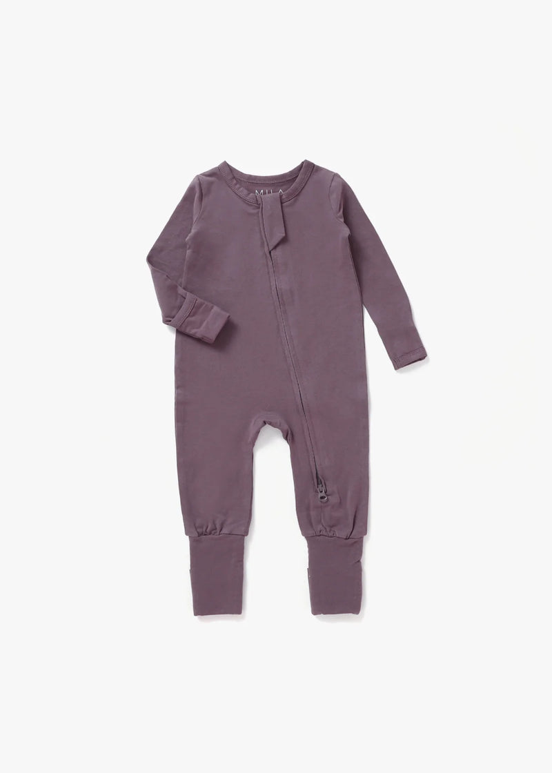 Romper, Convertible Zipper - Elderberry