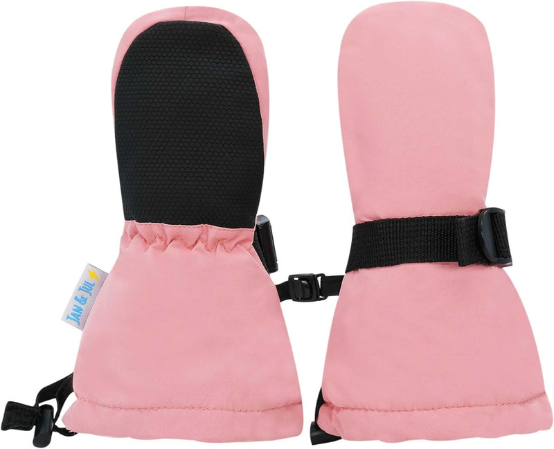 Mittens - Waterproof, snow, toasty-dry, Dusty Pink, Thumbless